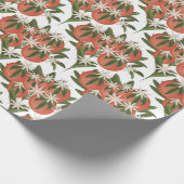 Kleine Cutie Clementine Neutral Baby shower Cadeaupapier (Hoek)