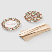 Kleine Cutie Clementine Neutral Baby shower Handwaaier (Niet-gemonteerd)