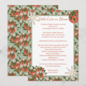 Kleine Cutie Clementine Sage Douche Door Afstand Kaart (Voorkant / Achterkant)