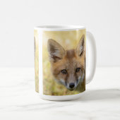 Kleine Cutie Fox Portret Koffiemok (Voorkant rechts)