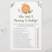 Kleine Cutie Greenery raad wie zei dat het speelde (Voorkant)