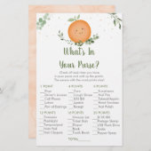 Kleine Cutie Greenery wat is er in je Purse Game (Voorkant / Achterkant)