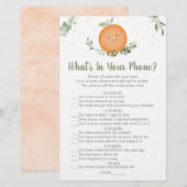 Kleine Cutie Greenery Wat zit er in je telefoonspe (Voorkant / Achterkant)