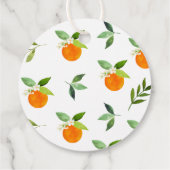 Kleine Cutie Groen Bloemen Baby shower Bedankjes Labels (Achterkant)