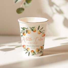 Kleine cutie is op de weg baby shower papieren bekers