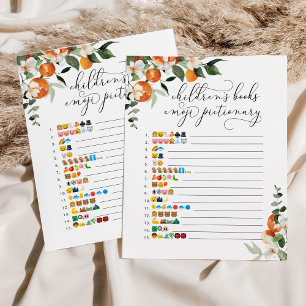 Kleine Cutie kinderen boeken emoji pictionary spel