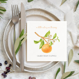 Kleine Cutie Minimalistisch Esthetisch Baby shower Servet