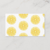 Kleine cutie op de weg Citrus baby shower Informatiekaartje (Achterkant)