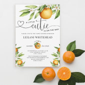 Kleine Cutie op weg naar Baby shower Kaart