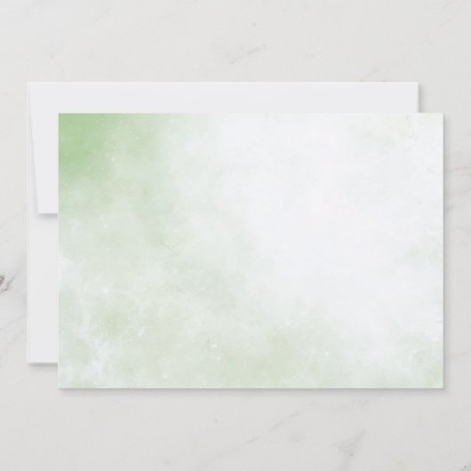 Kleine Cutie op weg naar Waterverf Baby shower Kaart (Achterkant)