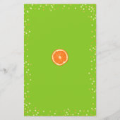 Kleine Cutie op Weg Sinaasappel Clementine Baby sh (Achterkant)