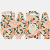 Kleine Cutie Oranje Citrus Baby shower Bedankdoosjes (Ongevouwen)