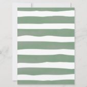 Kleine Cutie Oranje Luier Raffle Game Kaart (Achterkant)