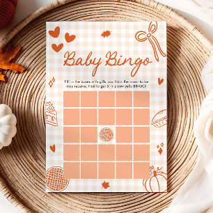 Kleine Cutie Pie Baby Bingo Baby Shower Spel Kaart