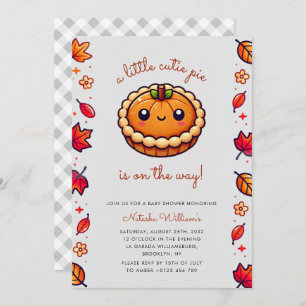 Kleine Cutie Pie Pumpkin Herfst Baby shower Kaart