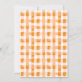 Kleine Cutie Pie Rustieke Waterverf Baby shower Kaart (Achterkant)