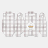 Kleine Cutie Pie Thanksgiving Wit Baby shower Bedankdoosjes (Ongevouwen)