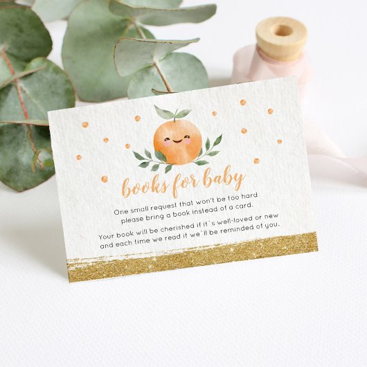 Kleine Cutie Sage Groene Boeken voor Baby shower Informatiekaartje