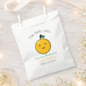 Kleine Cutie Sinaasappel Citrus 1e Verjaardag Bedankzakje (Geknipt)