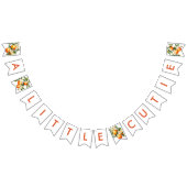 Kleine Cutie Sinaasappel Clementine Baby shower Vlaggetjes (Alle)