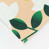 Kleine Cutie Sinaasappel Pattern Fleece Deken (Hoek)