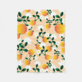 Kleine Cutie Sinaasappel Pattern Fleece Deken (Voorkant)