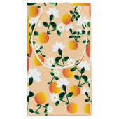 Kleine Cutie Sinaasappel Pattern Klein Cadeauzakje (Achterkant)