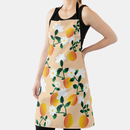 Kleine Cutie Sinaasappel Pattern Schort (Insitu)