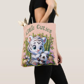 Kleine Cuties Panda & Tijger | Tote Bag (Dichtbij)