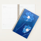 Kleine cyanotype kosmos bloem agenda / planner (Display)