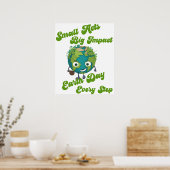 "Kleine daden, grote impact" Earth Day poster (Keuken)