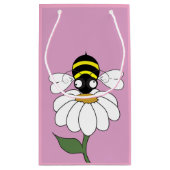 Kleine Daisy Bee Gift Bag Klein Cadeauzakje (Achterkant)
