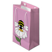 Kleine Daisy Bee Gift Bag Klein Cadeauzakje (Voorkant Gekanteld)