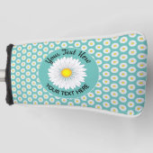  kleine Daisy Custom Text Golf Putter Hoesje Golfheadcover (Voorkant)