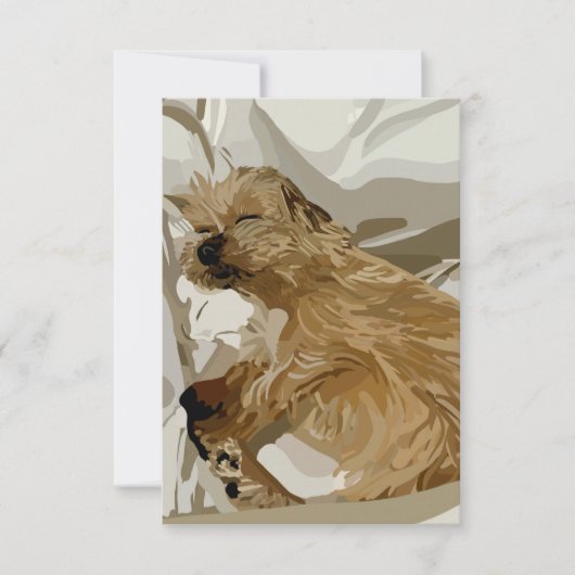 Kleine Daisy de hond Bedankkaart (Voorkant)