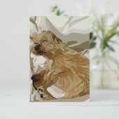 Kleine Daisy de hond Bedankt Card (Staand voorkant)
