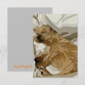 Kleine Daisy de hond Bedankt Card (Voorkant / Achterkant)