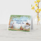 Kleine dank je kaart (Gele Bloem)