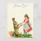  kleine dans met bunny Paaseieren Briefkaart (Voorkant)