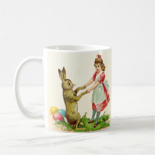 kleine dans met bunny Paaseieren Koffiemok