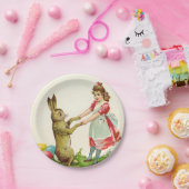  kleine dans met bunny Paaseieren Papieren Bordje (Feest)