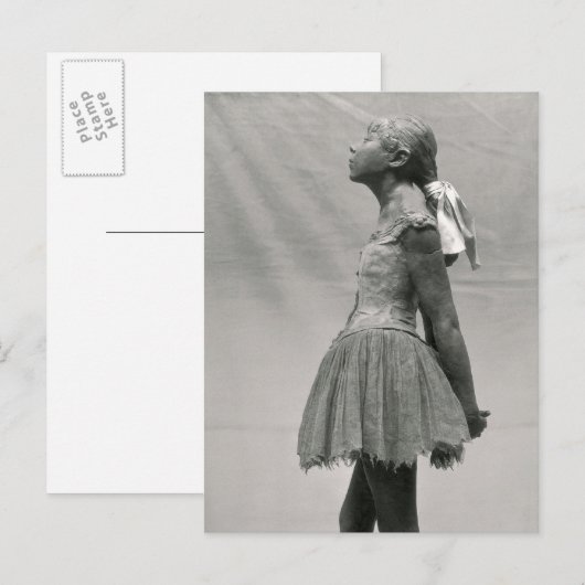 Kleine danser, 14 jaar oud briefkaart (Voorkant / Achterkant)