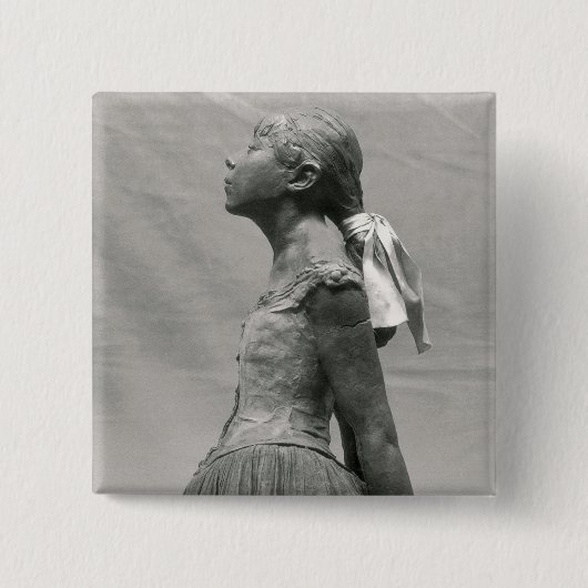 Kleine danser, 14 jaar oud vierkante button 5,1 cm (Voorkant)