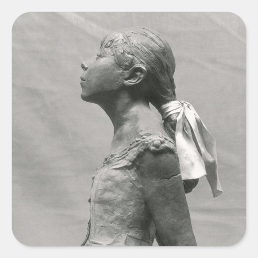 Kleine danser, 14 jaar oud vierkante sticker (Voorkant)