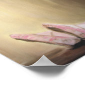 Kleine danser - Afdrukken op Canvas Poster (Hoek)