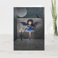 Kleine Danser Gothic Vampier Fee Kaart