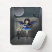 Kleine Danser Gothic Vampier Fee Muismat (Met muis)