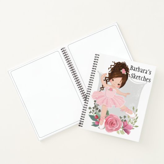 Kleine danser schets notitieboek (Binnen)