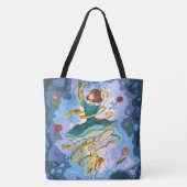 Kleine danseres, persoonlijk tote bag (Achterkant)
