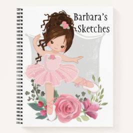 Kleine danseres schets notitieboek